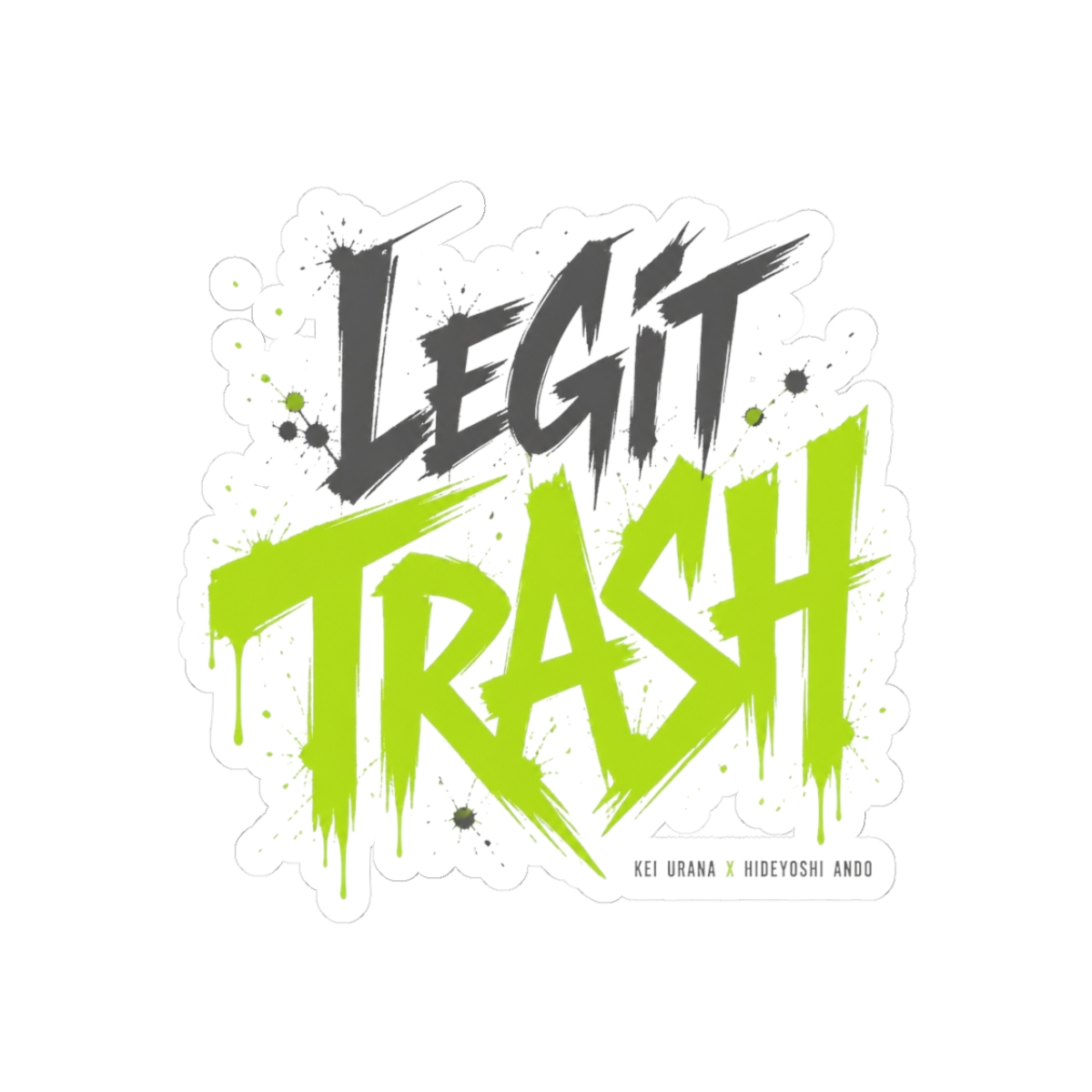 Gachiakuta "Legit Trash" Sticker - alternate angle 1, merchandise