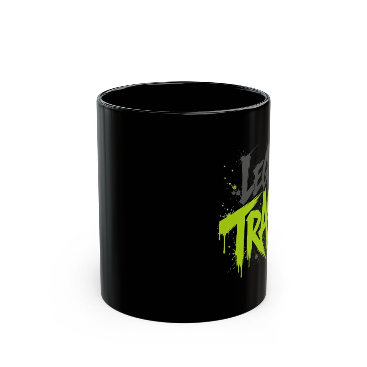 Gachiakuta "Legit Trash" Black Mug - alternate angle 1, merchandise