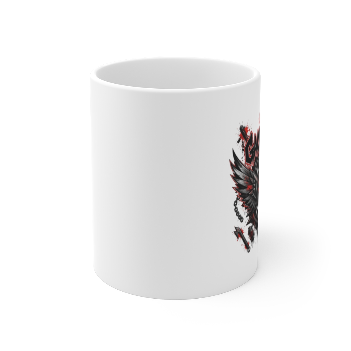 Gachiakuta "Legit Trash" White Mug - alternate angle 1, merchandise