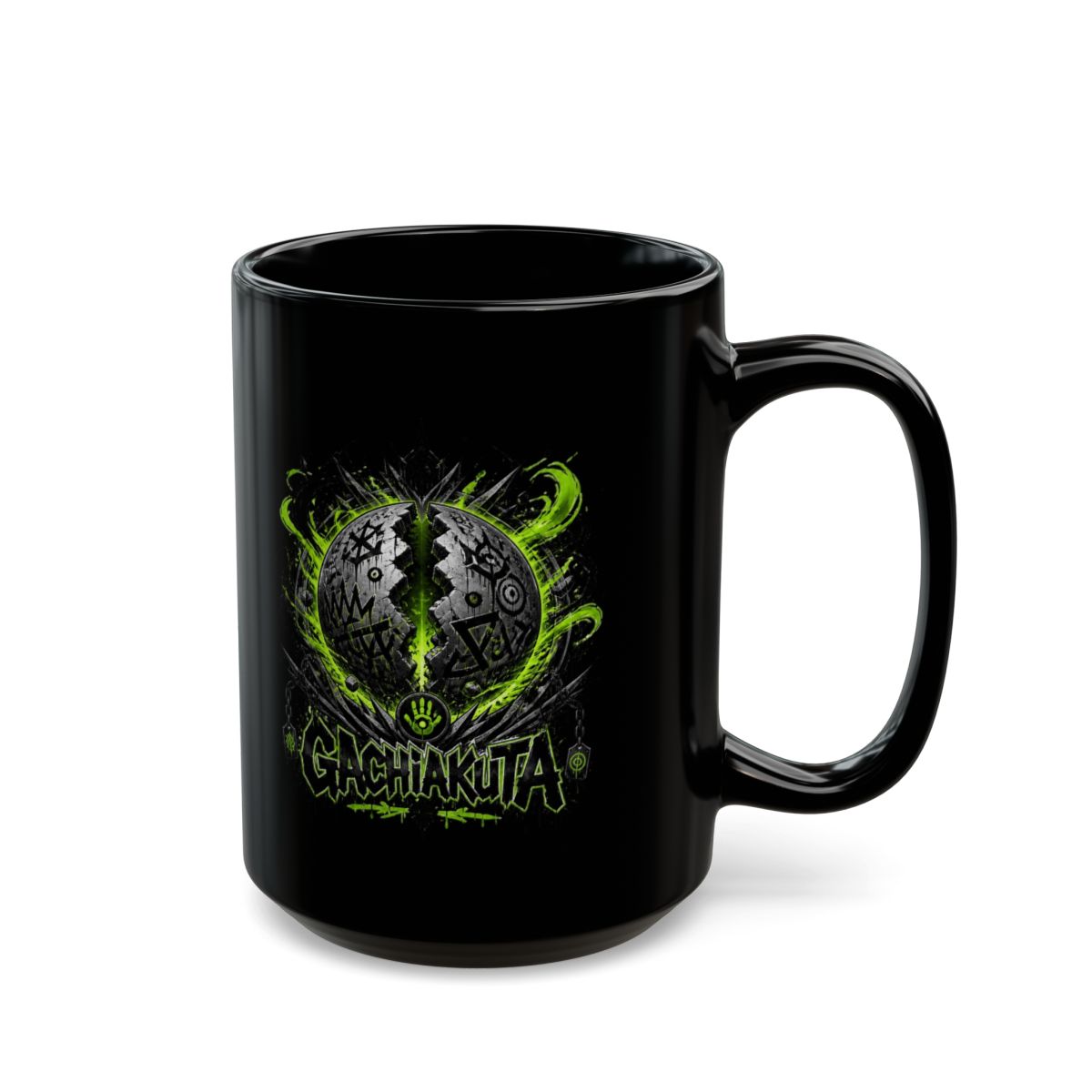 Gachiakuta "Sphere" Black Mug - alternate angle 5, merchandise
