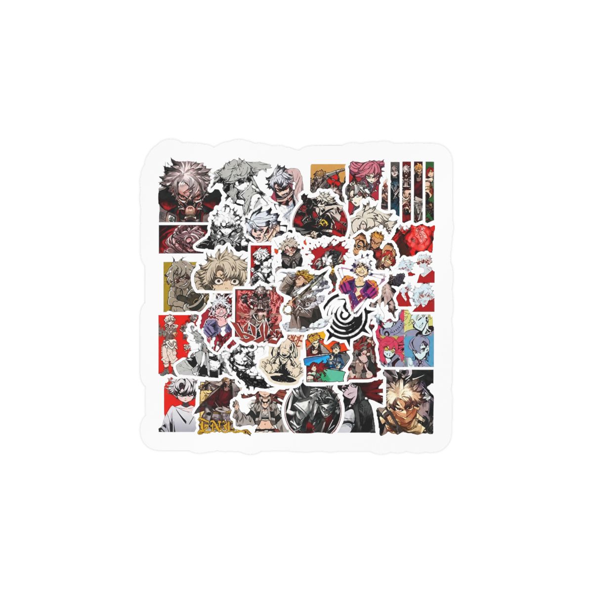 60cps Cool Anime GACHIAKUTA Stickers for Teens Water Bottles,Funny Cartoon Trendy Vinyl Waterproof Decals for Adult Laptops Journal Travel Case Motorcycle Skateboard Graffiti Decals - Official Stickers merchandise