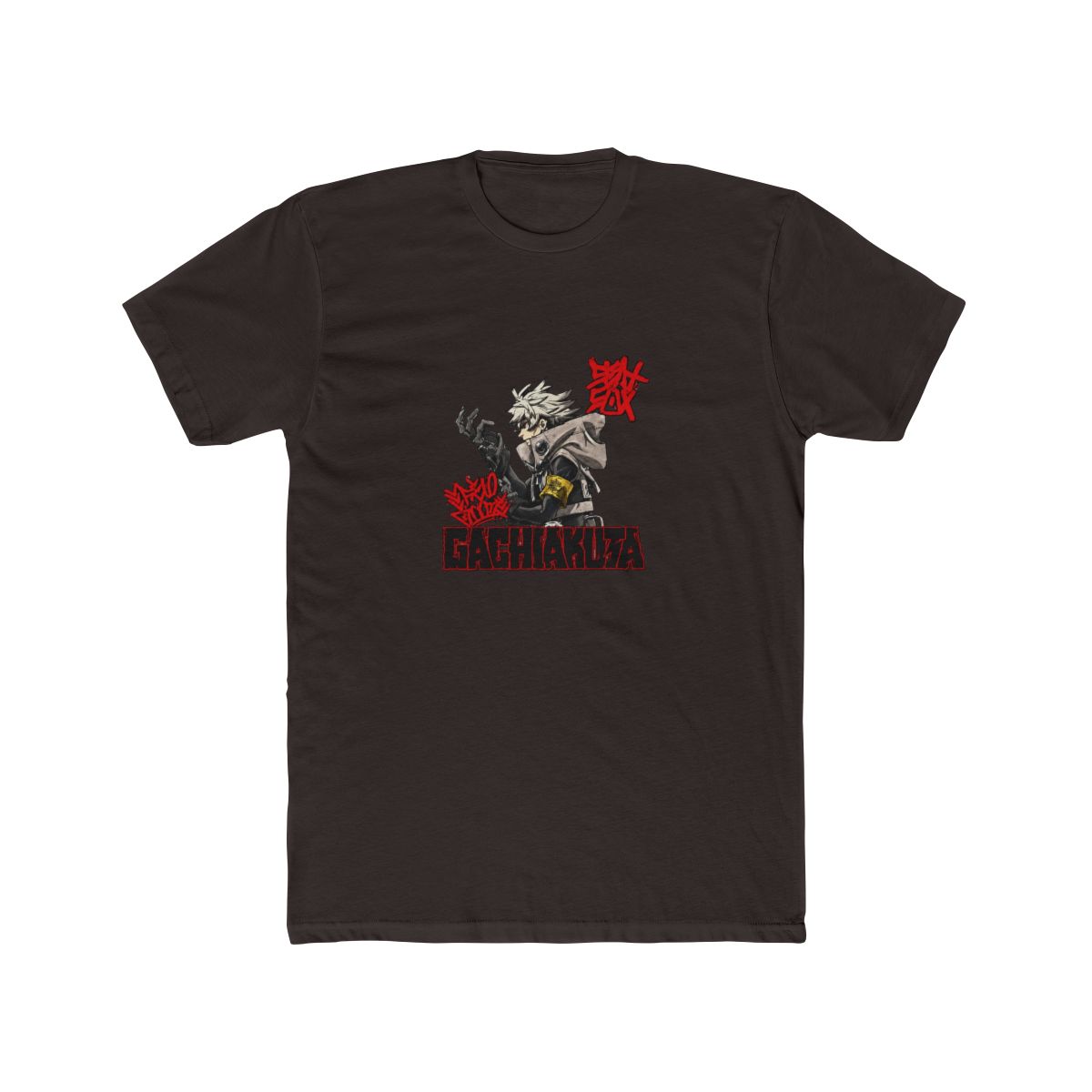 Gachiakuta Rudo Graffiti with Eye Portrait and Logo Anime T Shirt - alternate angle 2, merchandise
