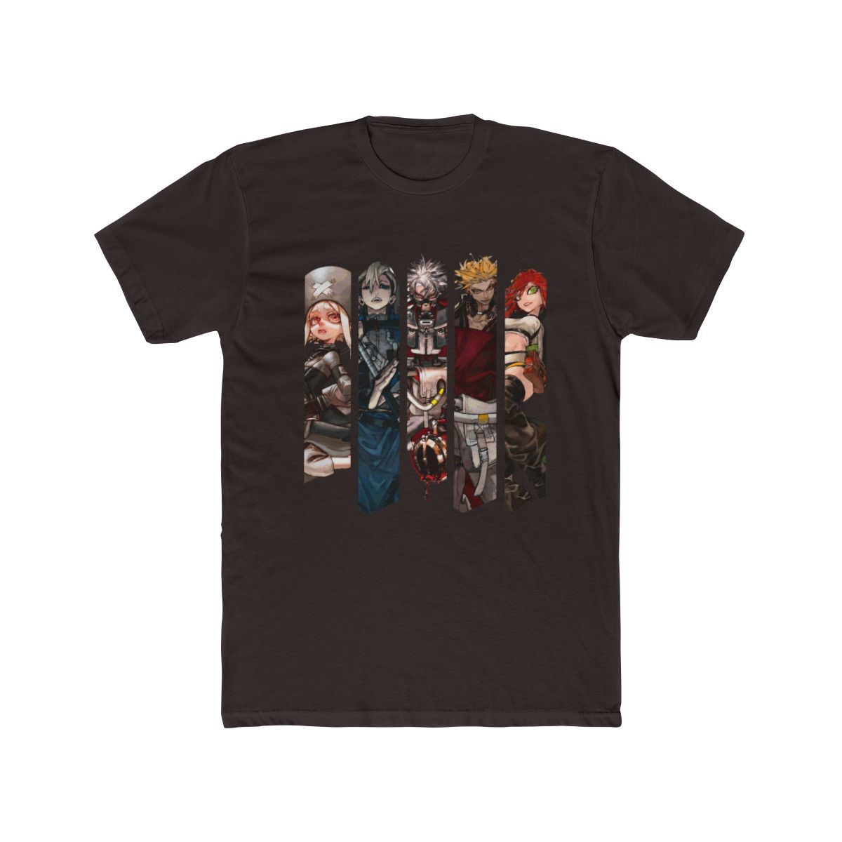 gachiakuta cleaners: Rudo Surebrec,Enjin,Zanka Nijiku,Riyo Reaper and Eishia Stilza T Shirt - alternate angle 2, merchandise