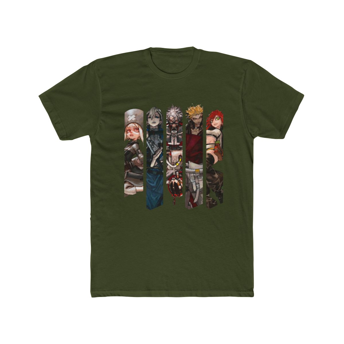 gachiakuta cleaners: Rudo Surebrec,Enjin,Zanka Nijiku,Riyo Reaper and Eishia Stilza T Shirt - alternate angle 4, merchandise
