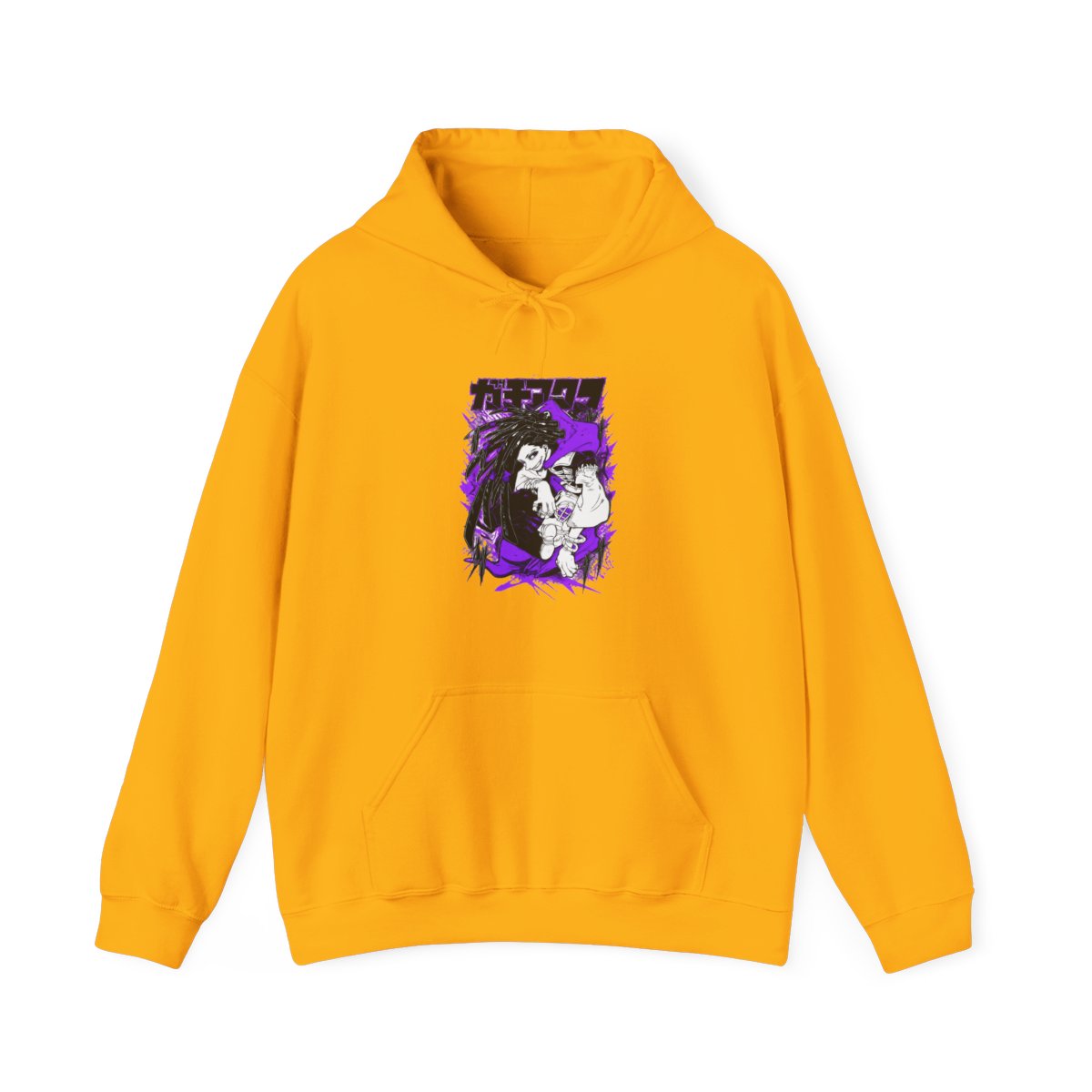 Rudo Hoodie Gachiakuta Purple Dreadlock Form