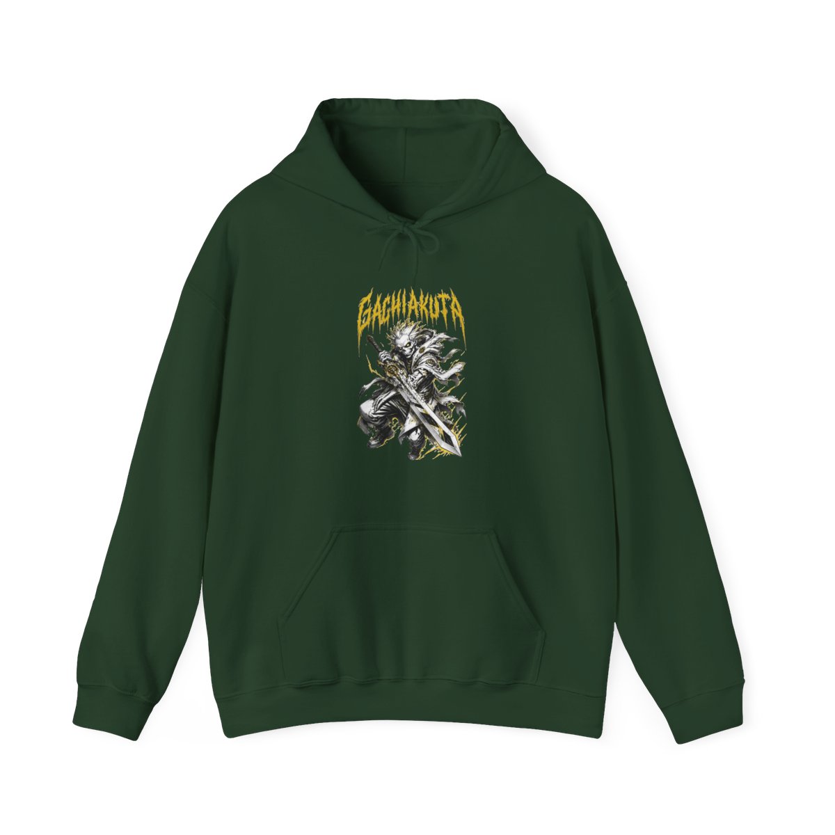 Rudo Hoodie Gachiakuta Skeletal Yellow Art - alternate angle 5, merchandise