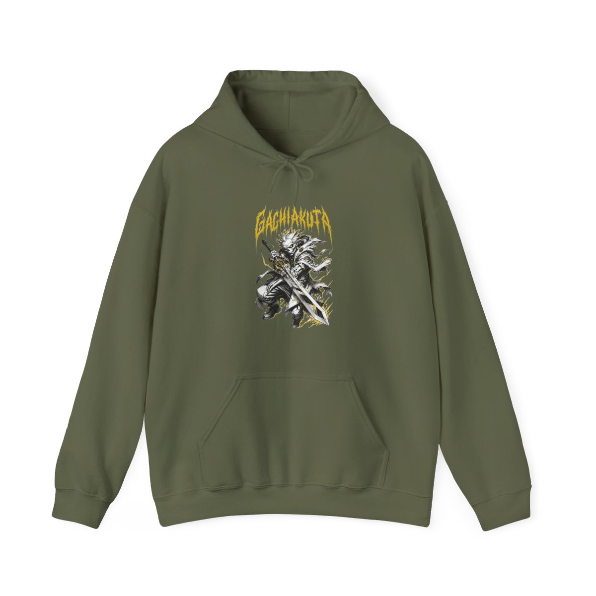 Rudo Hoodie Gachiakuta Skeletal Yellow Art - alternate angle 4, merchandise