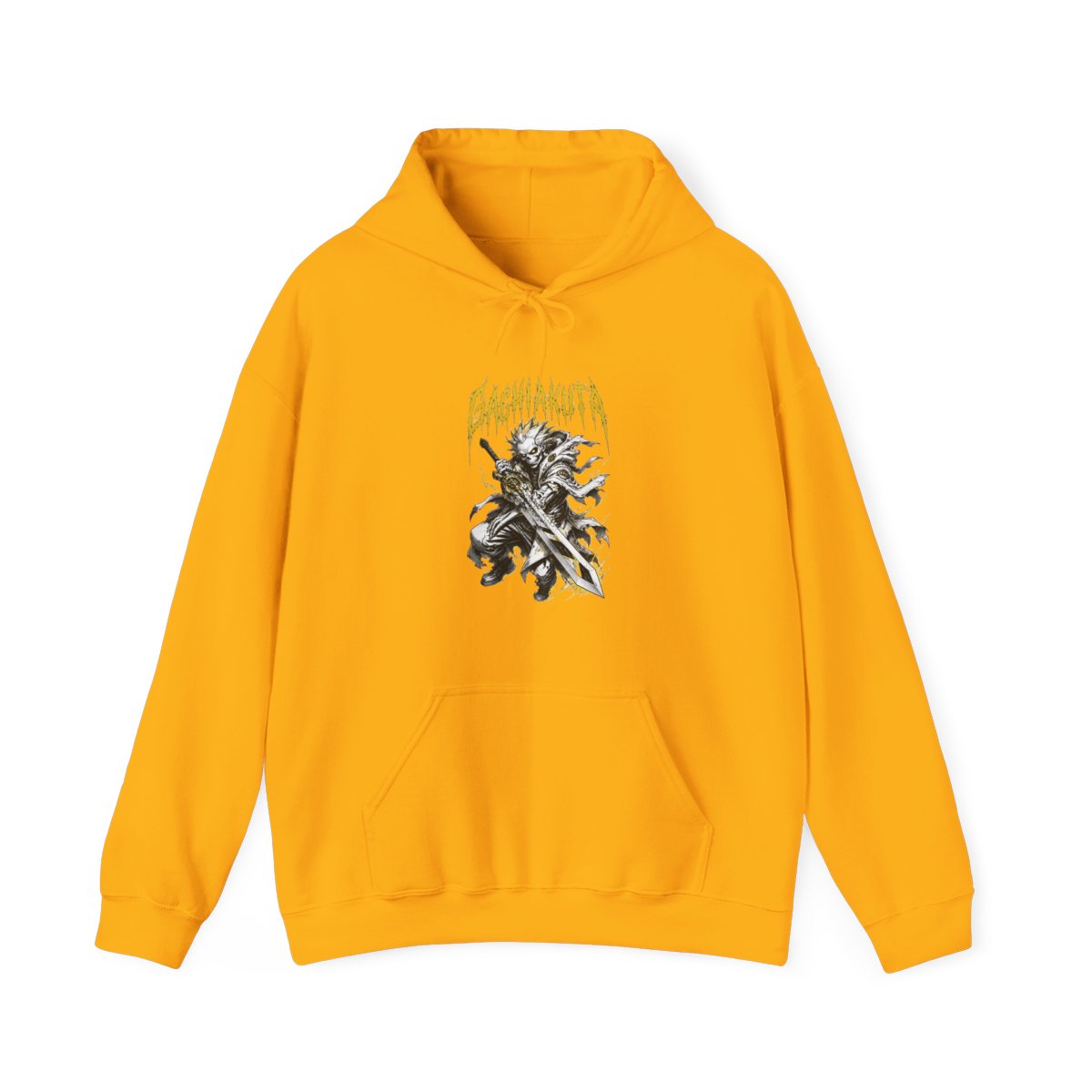 Rudo Hoodie Gachiakuta Skeletal Yellow Art